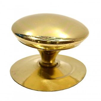 50mm (2") Polished Brass Victorian Cupboard Knob