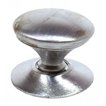 25mm (1") Satin Chrome Plated Victorian Cupboard Knob