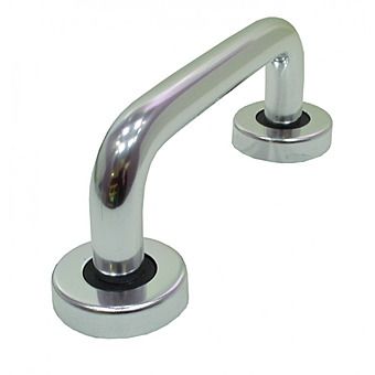 150mm x 19mm Solid Aluminium Pull Handle Face Fixed Concealed Rose