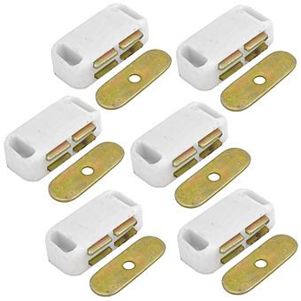 Centurion 78271 Small Magnetic Catch 6pk White 4kg 43mm