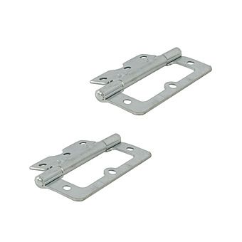 Centurion CH57P 4" Zinc Plated Flush Hinge Hurlinge Pair