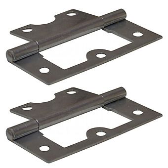 Centurion CH119P 2 1/2" Zinc Plated Flush Hinge Pair