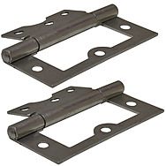 Centurion CH120P 3" Bright Zinc Plated Flush Hinges Pair