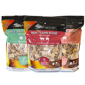 Picture of Sahara BBQ Smoking Wood Chips For Gas & Charcoal Barbecues