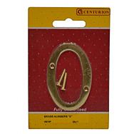 Centurion VB70P Brass Door Number 0