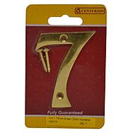 Centurion VB77P Brass Door Number 7