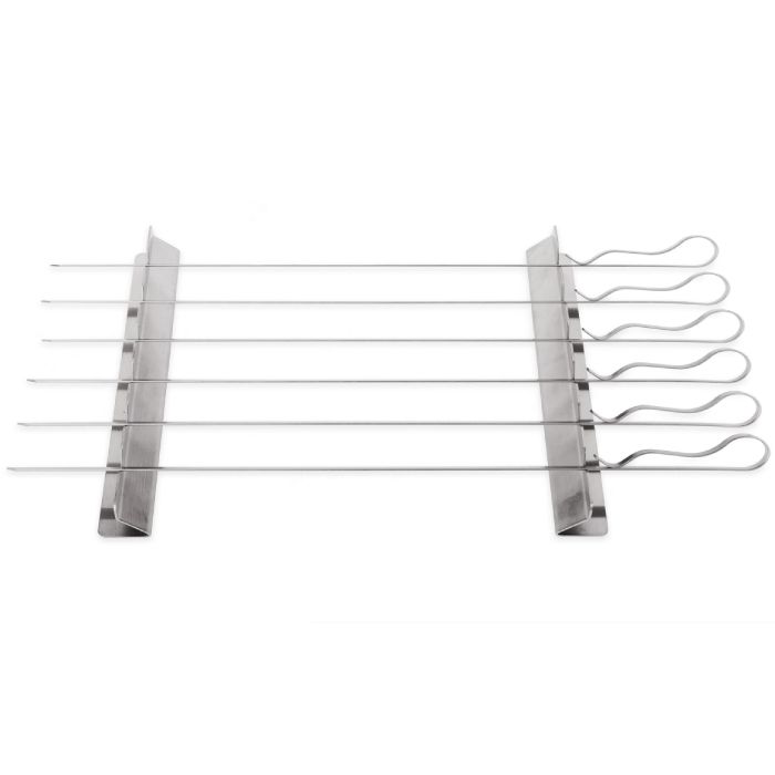 Sahara BBQ Kebab Rack With 6 Flat Skewers - Ray Grahams DIY Store