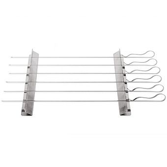 Sahara BBQ Kebab Rack With 6 Flat Skewers