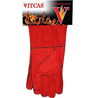 Vitcas Heat Resistant Leather Gloves For Stoves & Ovens