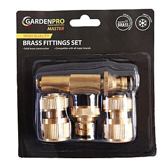 Brass Garden Hose Starter Set 3/4"