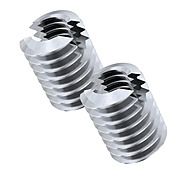 Self Tapping Threaded Inserts For Wood - Pack of 2