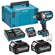 Makita TW001GD102 40Vmax XGT 3/4" Impact Wrench 2 X 2.0Ah Batteries