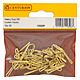 Heavy Duty Electro Brassed Curtain Hooks 20 Pack