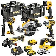 DeWalt DCK664P3 18V XR 6 Piece Brushless Powertool Kit 3 x 5.0Ah Batteries