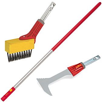 Wolf Garten Multi-Change Weeding Brush & Garden Scraper