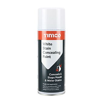 Timco White Stain Block/Concealing Paint 400ml