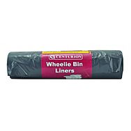 240L Wheelie Bin Liners/Bags 6 Pack