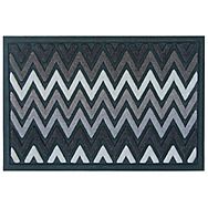 Groundsman Scrape N Sorb Mat Chevron Grey 40 x 60cm