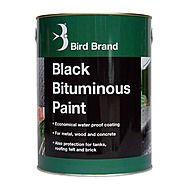 Bird Brand Bituminous Black Bitumen Paint 1L