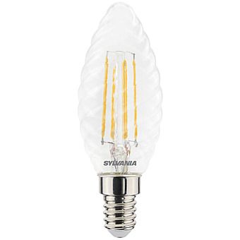 Sylvania 4.5W = 40W Twister LED Filament Light Bulb 470lm Candle E14