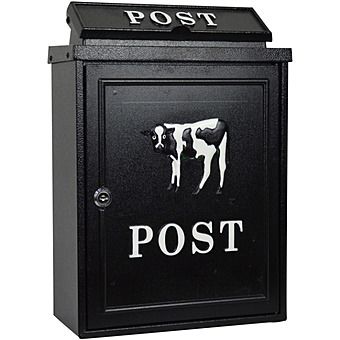 Gardag Gallery Mail Post Box - Cow