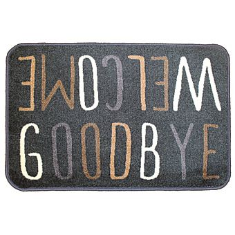 Welcome/Goodbye Super Soft Door Mat 50 x 75cm