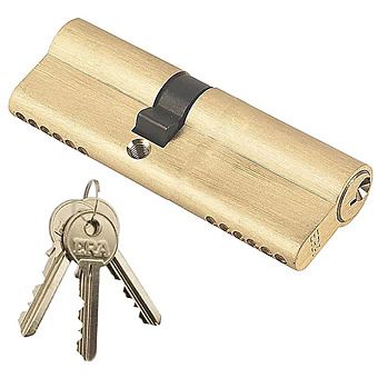 ERA Euro Cylinder Lock 40mm x 60mm 6 Pin Brass