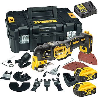 DeWalt DCS356P2 18V XR 3 Speed Oscillating Multi-Tool & 2 x 5.0Ah Batteries