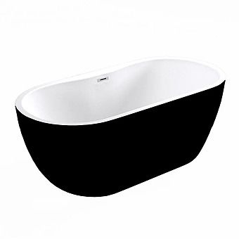 Harlesden Freestanding Black Bath