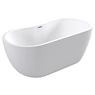 Harlesden Freestanding White Bath