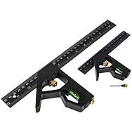 Faithfull FAICS Combination Square Twin Pack 150mm & 300mm