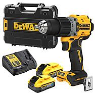 DeWalt DCD805H2T 18V XR Combi Hammer Drill 2 x 5.0Ah PowerStack Batteries