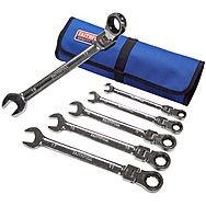 Faithfull 6 Piece Ratcheting Spanner Set FAISPARAT6SR