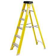 SupaTool 6 Tread Fiberglass Swingback Step Ladder