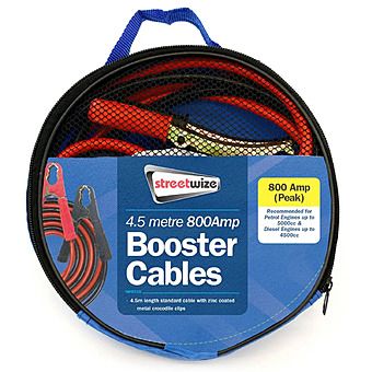 High Current Booster Jump Leads/Cables 800A 4.5m