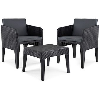 Keter Columbia Balcony Furniture Set Graphite