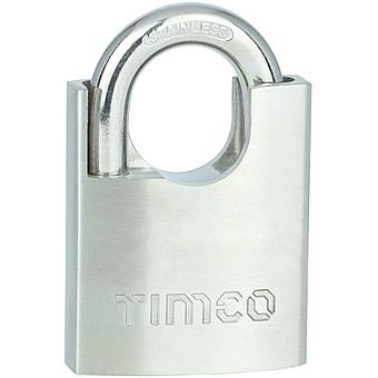 Timco Shrouded 50mm Stainless Steel Padlock