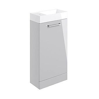 Volta 410mm Gloss Grey 1 Door Unit