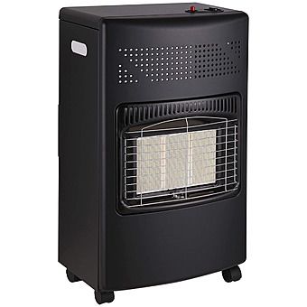 Kingavon Black Mobile Gas Heater Superser Style