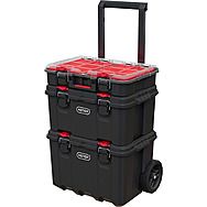 Keter Stack N'Roll System inc. Rolling Unit, Toolbox & Organiser