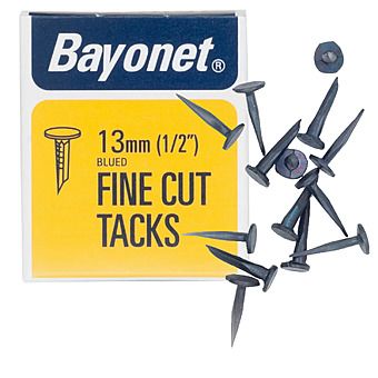 Bayonet 13mm Fine Cut Tacks 50g Blued