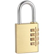 Timco 38mm 4 Digit Combination Padlock