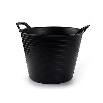 Plasticforte Recycled Eco Flexi Tub Black 42L