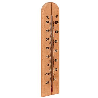 Wooden Wall Thermometer