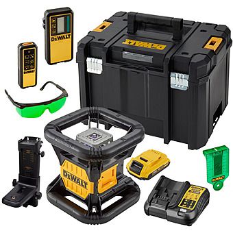 DeWalt DCE079D1G 18V XR Self Level Green Rotary Laser Kit