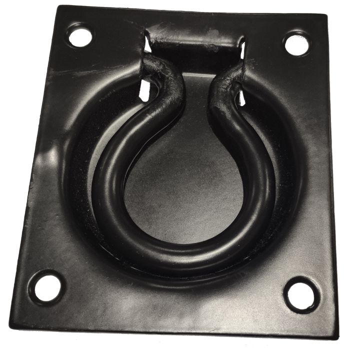 Trap Door Flush Pull Ring Handle Black - Ray Grahams DIY Store