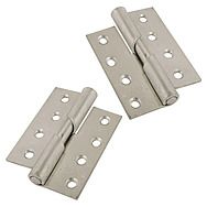 4" Rising Butt Hinges | Zinc Plated | 2 Pack