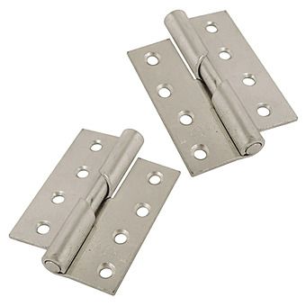 Picture of 4" Rising Butt Hinges | Zinc Plated | 2 Pack