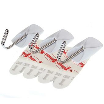Command 3M 17067 Small Easy-Off Wire Hooks 3pk
