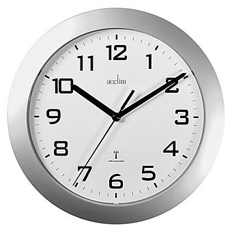 Acctim Peron Silver Wall Clock